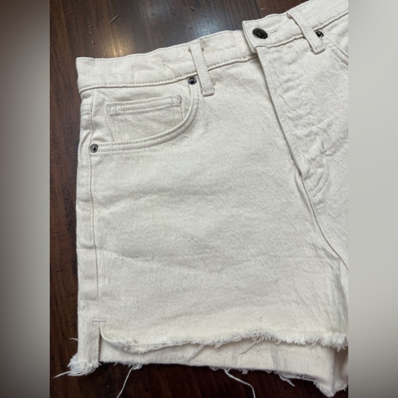 Veronica Beard Timmi Cutoff Shorts Size 30 / 10 Ecru High Rise Designer Summer - Picture 5 of 16